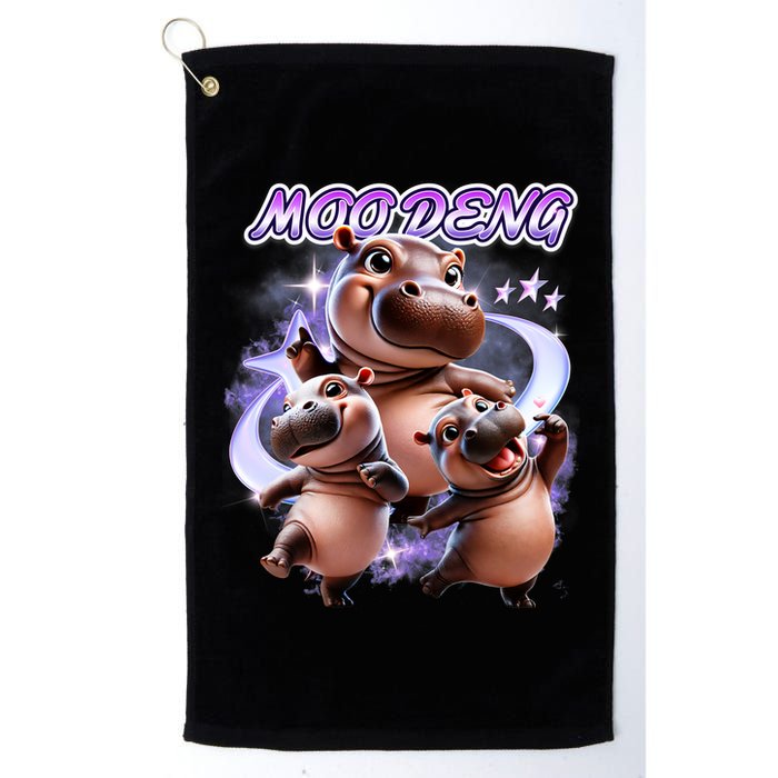 Moo Deng Golf Towel