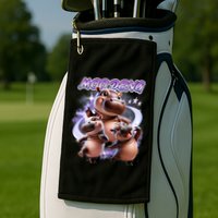 Moo Deng Golf Towel