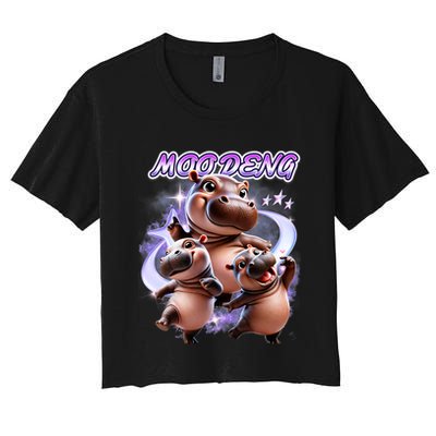 Moo Deng Crop Top