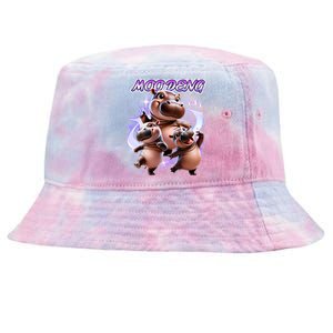 Moo Deng Tie-Dyed Bucket Hat