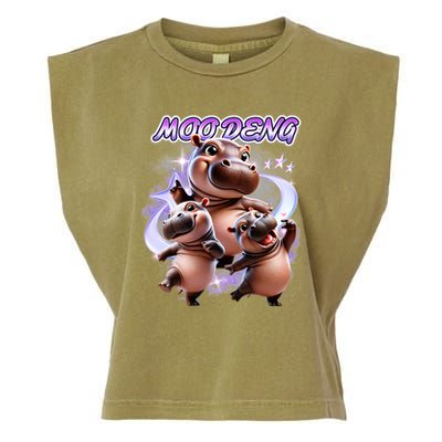 Moo Deng Garment-Dyed Women's Muscle Tee