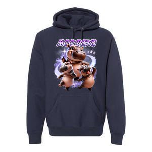 Moo Deng Premium Hoodie