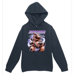 Moo Deng Urban Pullover Hoodie