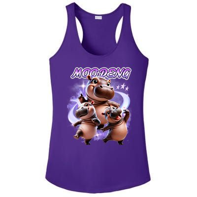 Moo Deng Ladies PosiCharge Competitor Racerback Tank