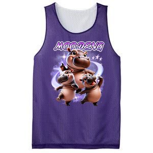 Moo Deng Mesh Reversible Basketball Jersey Tank