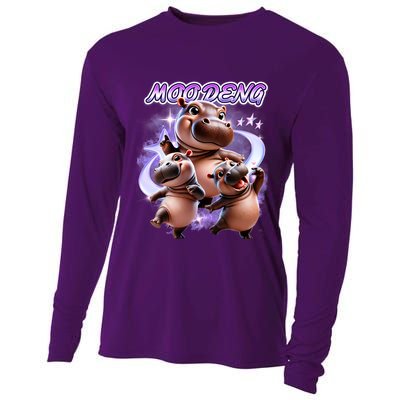 Moo Deng Cooling Performance Long Sleeve Crew