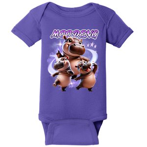 Moo Deng Baby Bodysuit