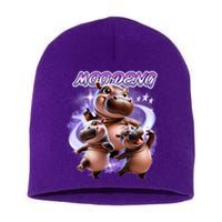 Moo Deng Short Acrylic Beanie