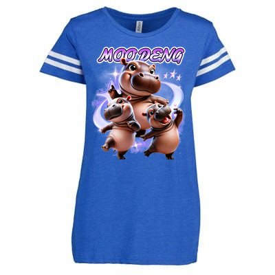 Moo Deng Enza Ladies Jersey Football T-Shirt