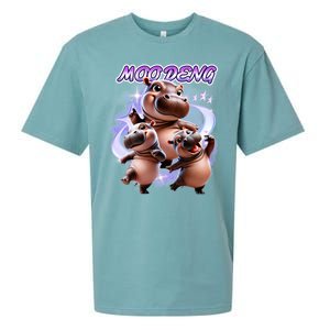 Moo Deng Sueded Cloud Jersey T-Shirt