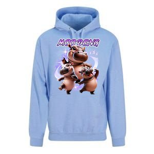 Moo Deng Unisex Surf Hoodie