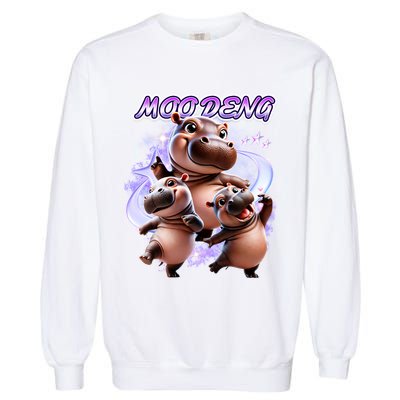 Moo Deng Garment-Dyed Sweatshirt