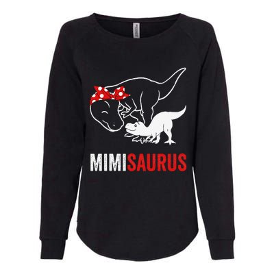 Mimisaurus Dinosaur Mimi Saurus Mother's Day Womens California Wash Sweatshirt