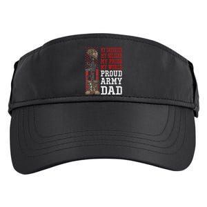 My Daughter My Soldier Hero Proud Army Dad Military Father Adult Drive Performance Visor