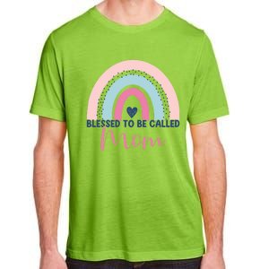 Mothers Day Mom Grandma Blessed To Be Called Mom Rainbow Gift Adult ChromaSoft Performance T-Shirt