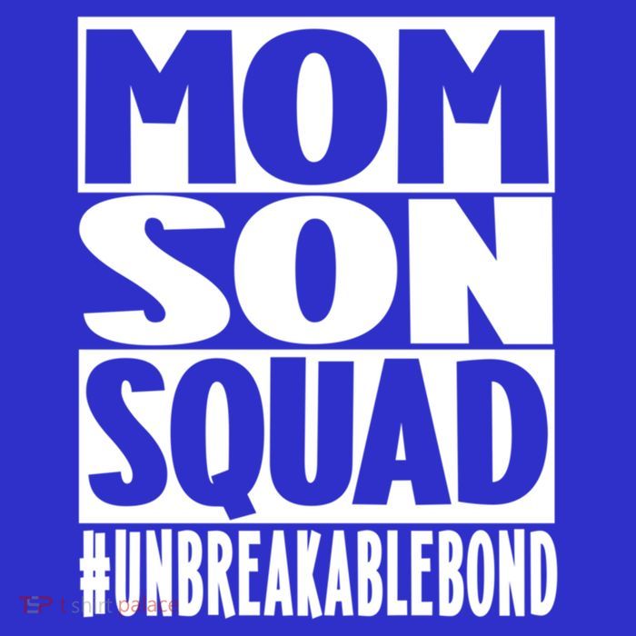 Mothers Day Mom Son Squad Unbreakable Bond Gift Premium T-Shirt