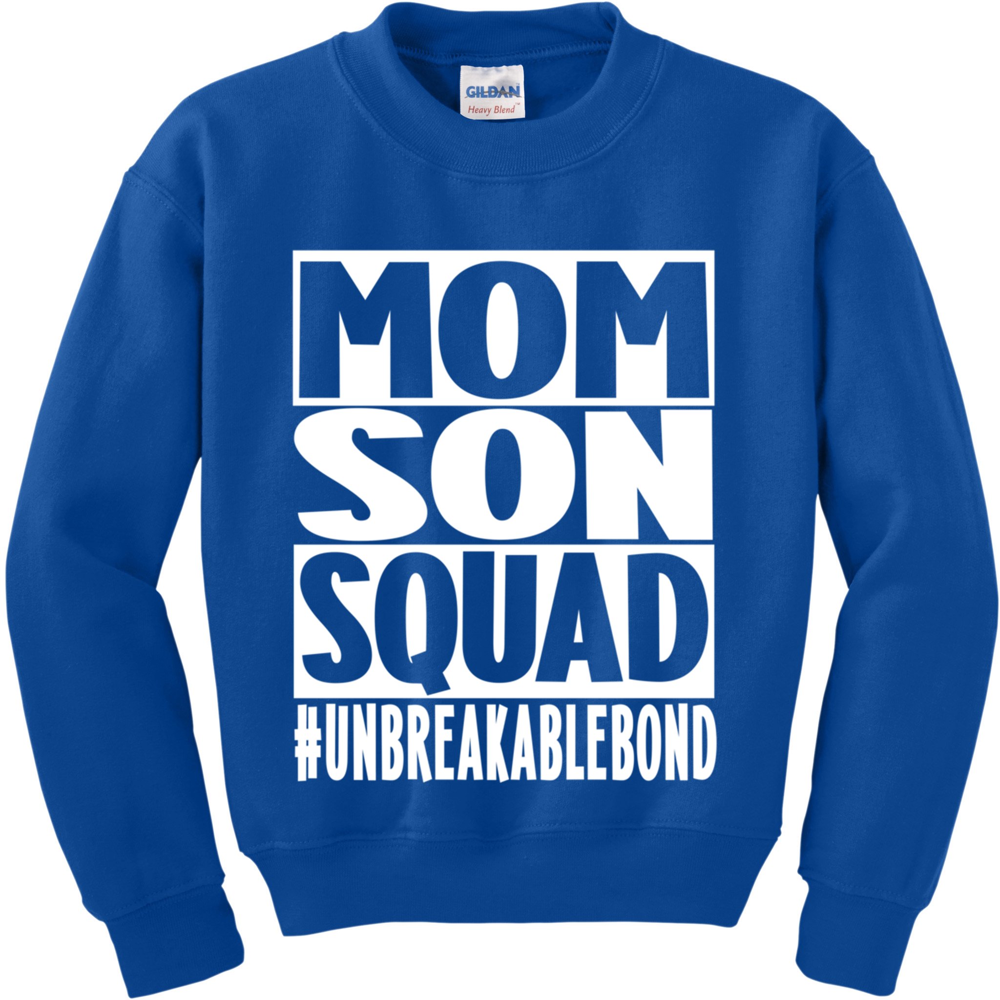 Mothers Day Mom Son Squad Unbreakable Bond Gift Kids Sweatshirt