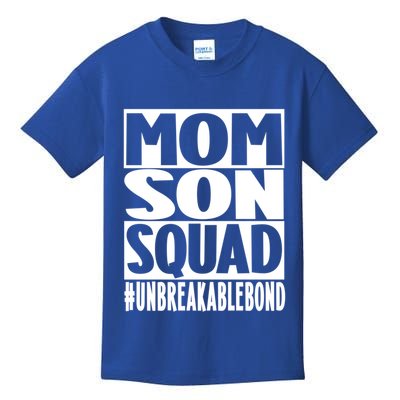 Mothers Day Mom Son Squad Unbreakable Bond Gift Kids T-Shirt