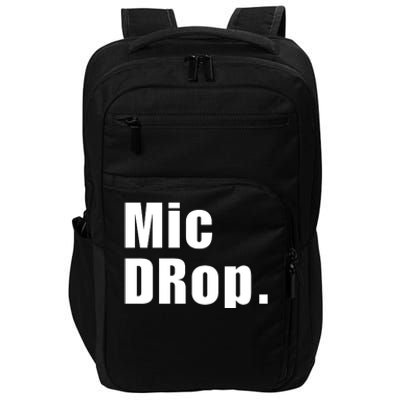 Mic Drop. Impact Tech Backpack