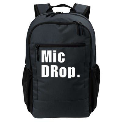 Mic Drop. Daily Commute Backpack