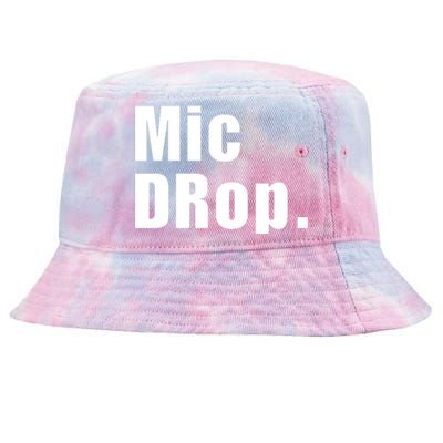 Mic Drop. Tie-Dyed Bucket Hat