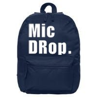 Mic Drop. 16 in Basic Backpack