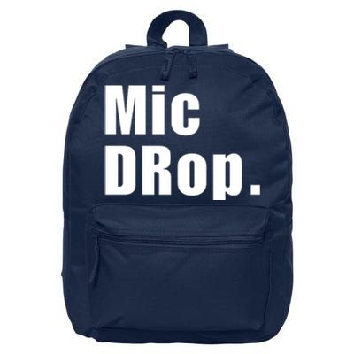 Mic Drop. 16 in Basic Backpack