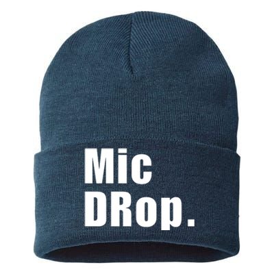 Mic Drop. Sustainable Knit Beanie