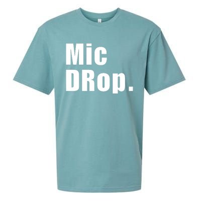 Mic Drop. Sueded Cloud Jersey T-Shirt