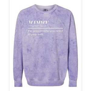 Mammy Definition Colorblast Crewneck Sweatshirt