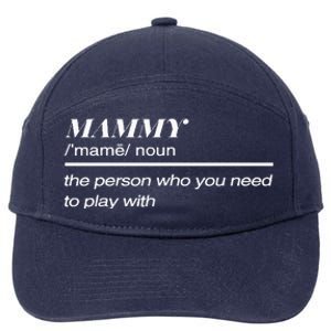 Mammy Definition 7-Panel Snapback Hat