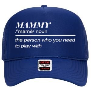 Mammy Definition High Crown Mesh Back Trucker Hat