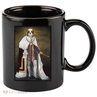 Monarch Dog 11oz C Handle Ceramic Mug