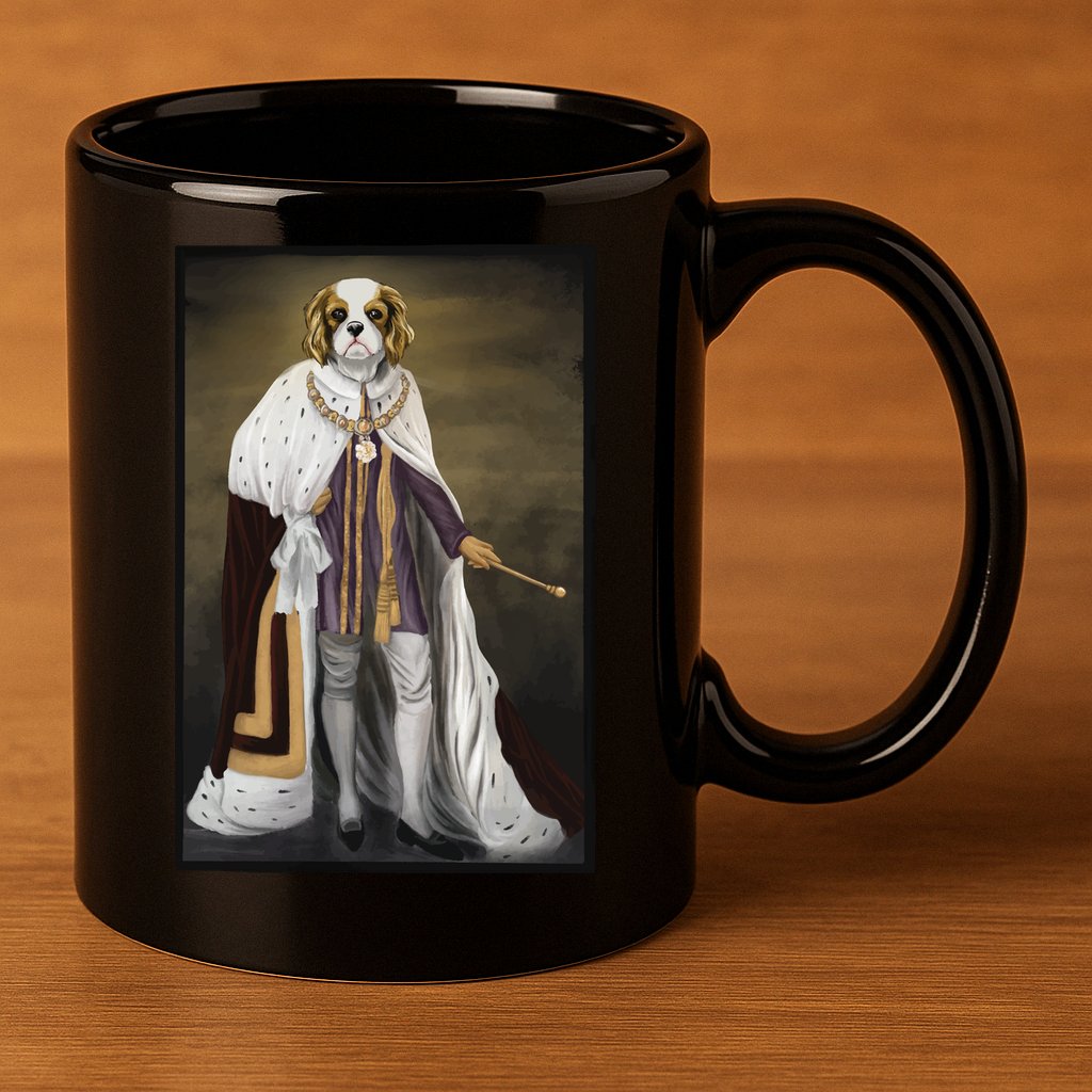 Monarch Dog 11oz C Handle Ceramic Mug