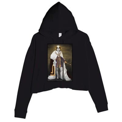 Monarch Dog Crop Fleece Hoodie