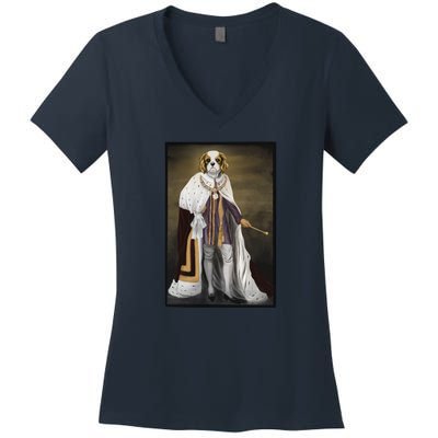 Monarch Dog Women's V-Neck T-Shirt