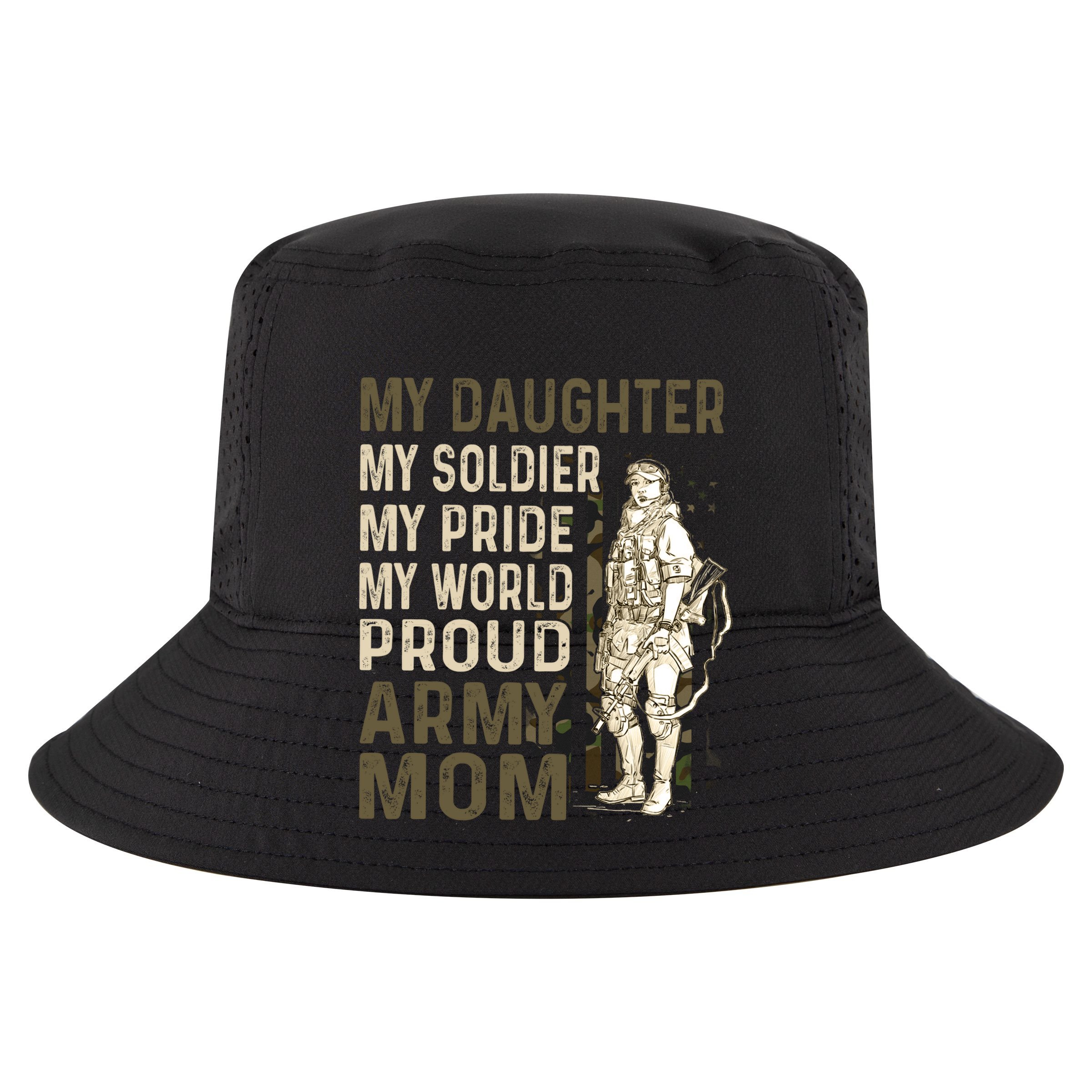 My Daughter My Soldier My Pride My World Army Mother Mom T-Shirt