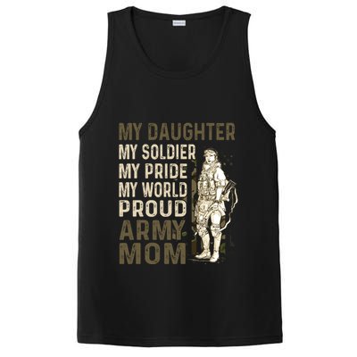 My Daughter My Soldier My Pride My World Army Mother Mom PosiCharge Competitor Tank