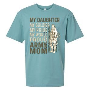 My Daughter My Soldier My Pride My World Army Mother Mom Sueded Cloud Jersey T-Shirt