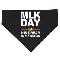 MLK Day Martin Luther King His Dream Is My Dream USA-Made Doggie Bandana