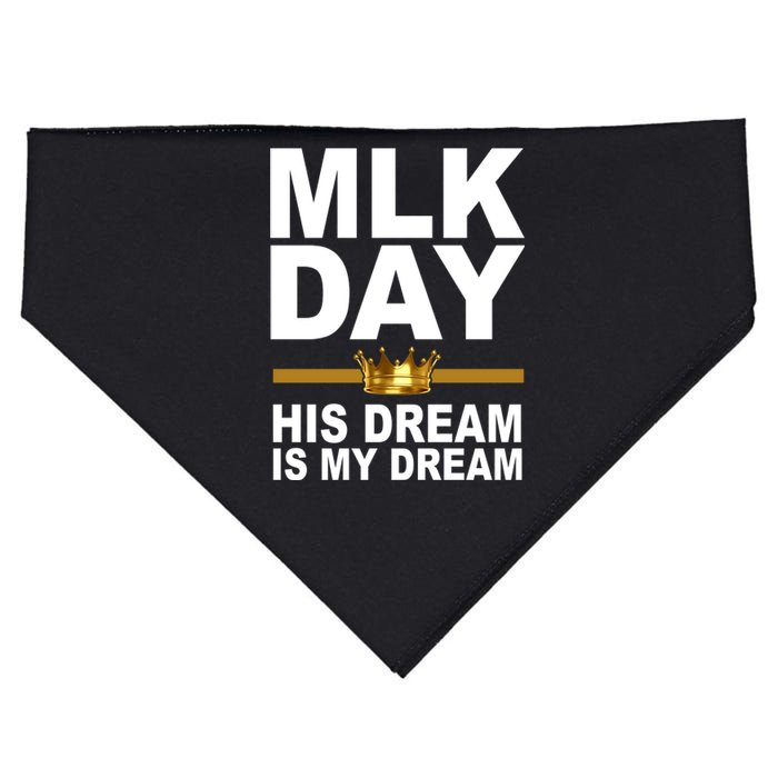 MLK Day Martin Luther King His Dream Is My Dream USA-Made Doggie Bandana