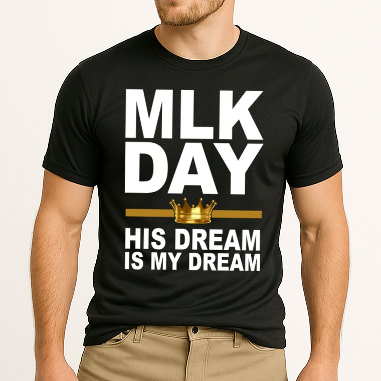 MLK Day Martin Luther King His Dream Is My Dream Cooling Performance Crew T-Shirt