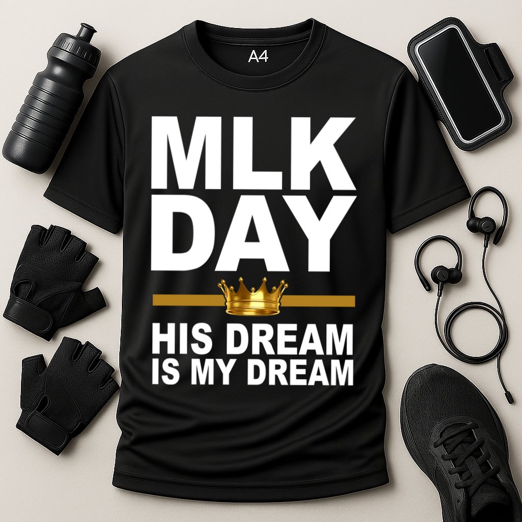 MLK Day Martin Luther King His Dream Is My Dream Cooling Performance Crew T-Shirt