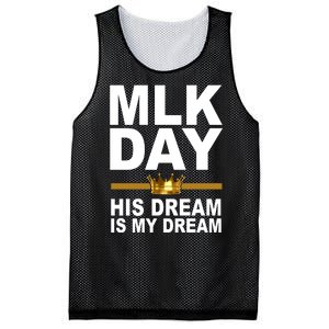 MLK Day Martin Luther King His Dream Is My Dream Mesh Reversible Basketball Jersey Tank