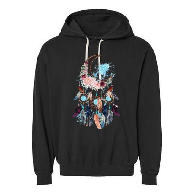 Moon Dreamcatcher Garment-Dyed Fleece Hoodie