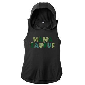 Mamasaurus Dadasaurus Matching Family Dinosaur Birthday Ladies PosiCharge Tri-Blend Wicking Draft Hoodie Tank