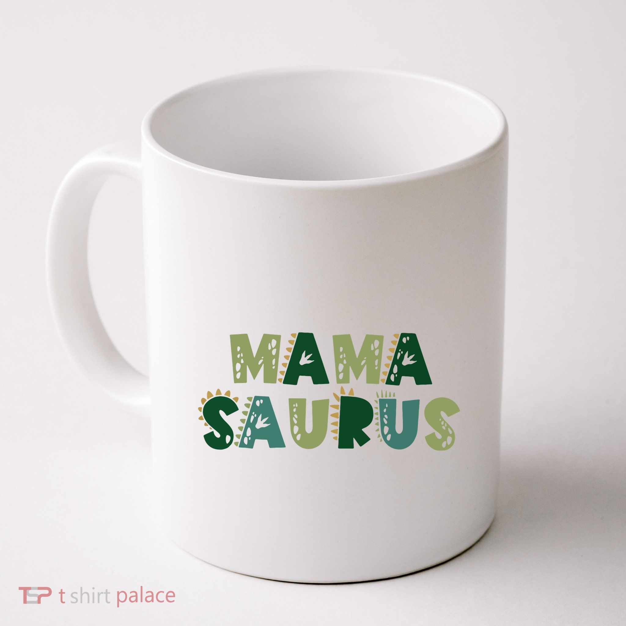 Mamasaurus Dadasaurus Matching Family Dinosaur Birthday Coffee Mug