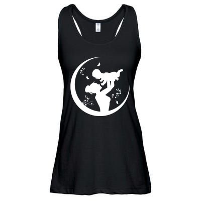 Mother's Day Moon Cute Gift Ladies Essential Flowy Tank