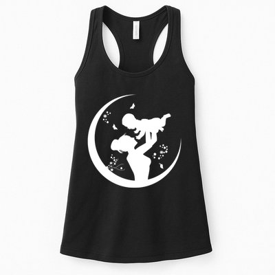 Mother's Day Moon Cute Gift Womens Tank Top