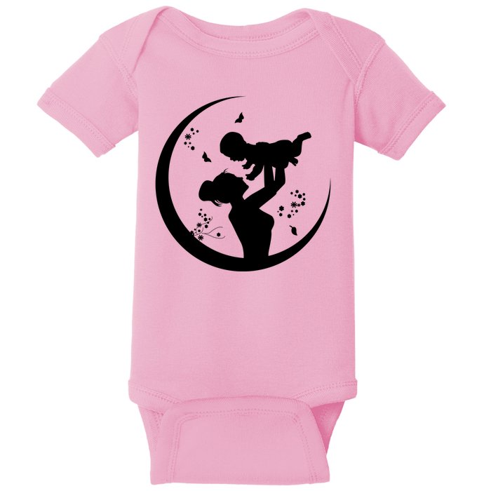 Mother's Day Moon Cute Gift Baby Bodysuit